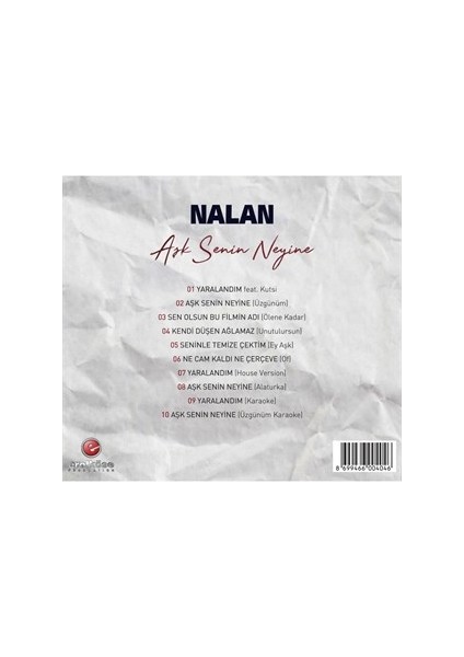 Nalan/Aşk Senin Neyine Cd