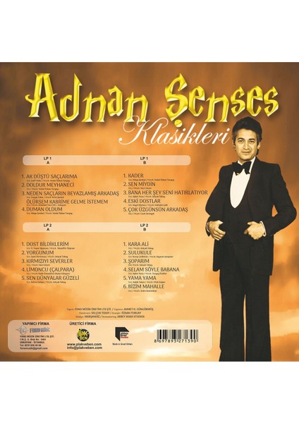 Adnan Şenses - Klasikleri (1976-2006) - Plak fiyatları