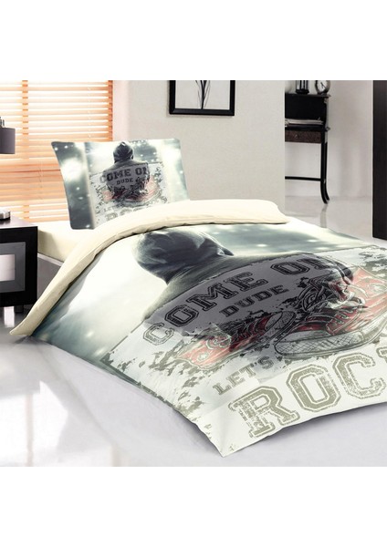 Roc'N Roll Digital Genç Nevresim Takimi