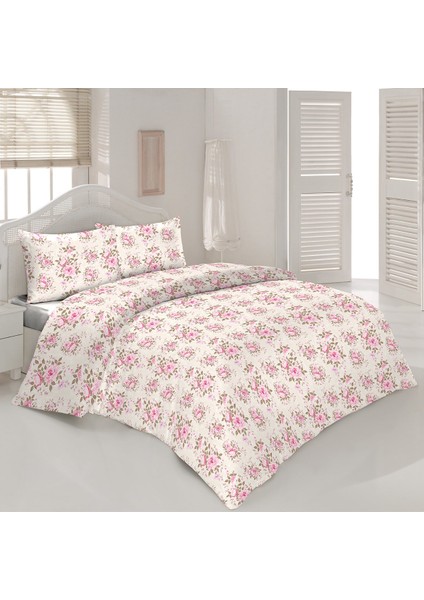 Terry Cotton Flora Çift Kişilik Nevresim Takimi