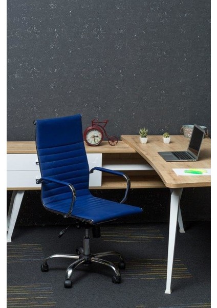 Chrome Yönetici Koltuğu Mavi fiyatları