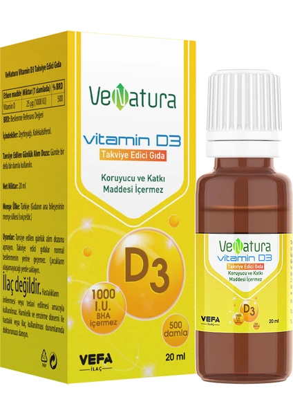 Vitamin D3 Damla 20 Ml