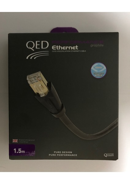 Qe-6801 Performance Ethernet Graphıte Cat6 1.5 Metre