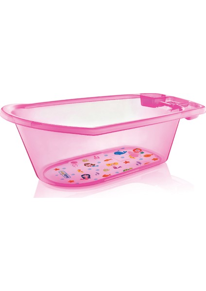 Babyjem Bebek Banyo Küveti Pembe Şef Desenli