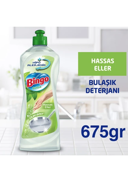 Elde Bulaşık Deterjanı Hassas Eller 675 gr