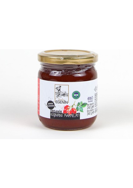 Tardaş Egenin - Organik Kuşburnu Marmelatı (240 gr)