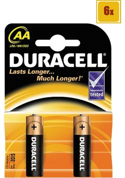 Alkalin Aa Kalem Pil 2'Li 6'Lı Set