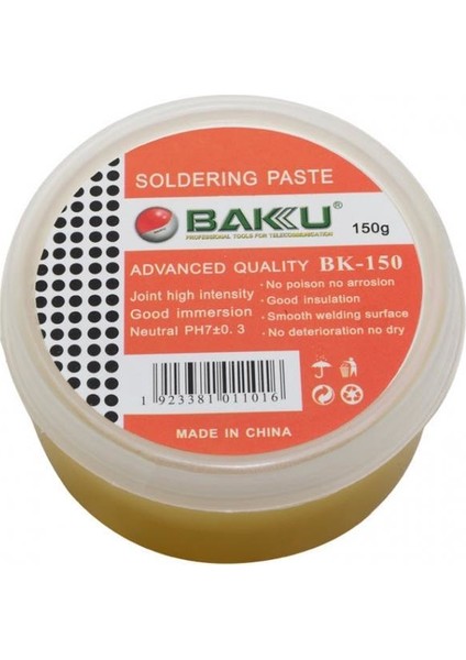 BK-150 Soldering Lehim Pastası 150 Gr