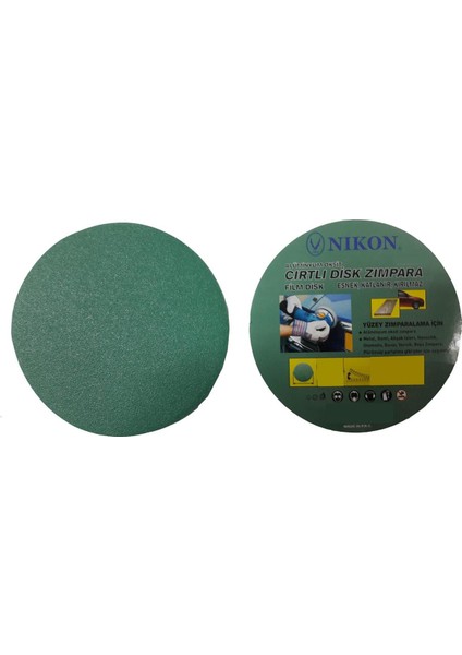 52028 Kırılmaz Yeşil Cırt Zımpara 115X120 Kum