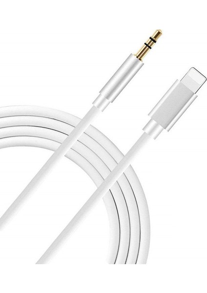 iPhone Uyumlu Lightning to Aux Çevirici Kablo Beyaz - Model : JH-023 fiyatları