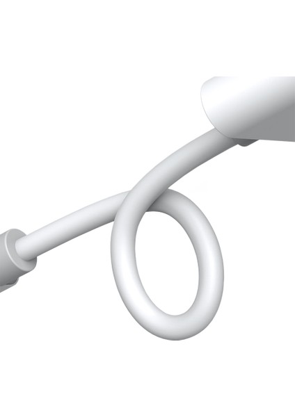 iPhone Uyumlu Lightning 2in1 Şarj + Kulaklık Dönüştürücü 3.5 mm jack Adaptör Beyaz - Model : MH-032