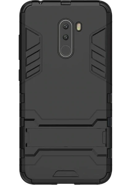 Xiaomi Pocophone F1 Alfa Serisi Armor Standlı Koruma Kılıf