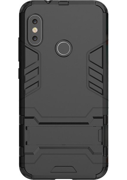 Xiaomi Mi A2 Lite - Redmi 6 Pro Alfa Serisi Armor Standlı Koruma Kılıf