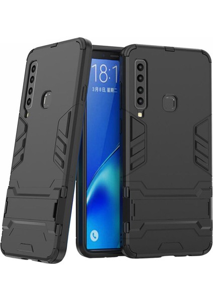 Samsung Galaxy A9 2018 Alfa Serisi Armor Standlı Koruma Kılıf