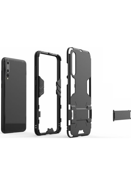 Huawei P20 Pro Alfa Serisi Armor Standlı Koruma Kılıf