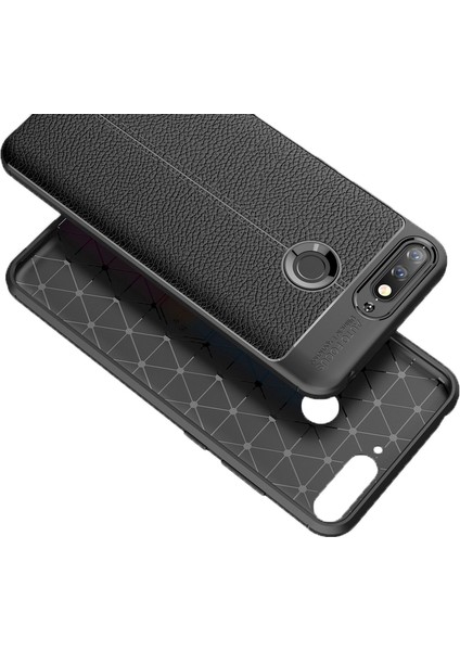 Huawei Y6 2018 Leather Tpu Silikon Kılıf