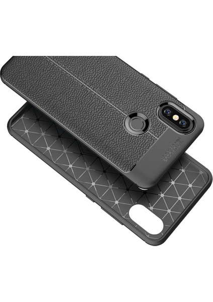 Xiaomi Mi A2 Lite - Redmi 6 Pro Leather Tpu Silikon Kılıf