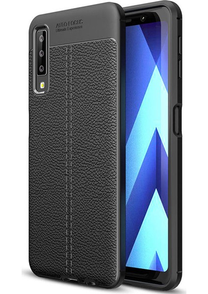 Samsung Galaxy A7 2018 Leather Tpu Silikon Kılıf