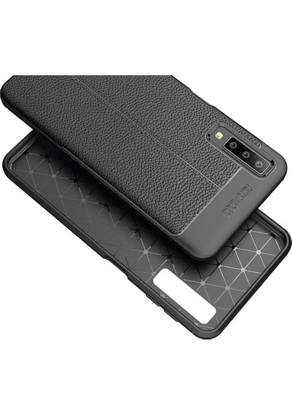 Samsung Galaxy A7 2018 Leather Tpu Silikon Kılıf