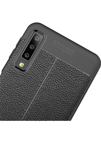 Samsung Galaxy A7 2018 Leather Tpu Silikon Kılıf