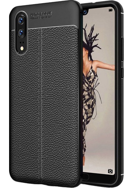 Huawei P20 Leather Tpu Silikon Kılıf