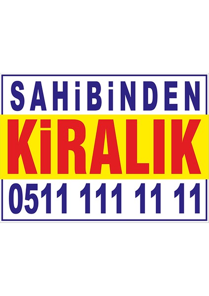 Sahibinden Kiralık Branda Branda Afişi
