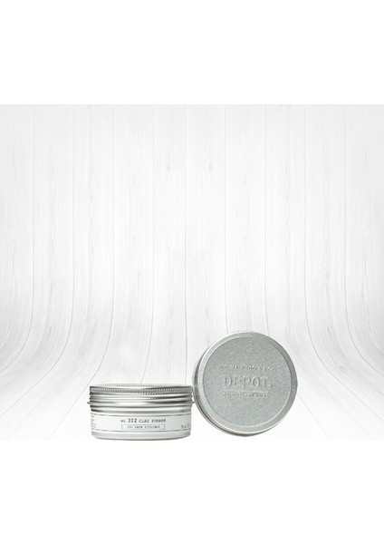 No 302 Clay Pomade Kil Pomadı Briyantin 75ml