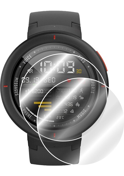 Huami Amazfit Verge - Verge Lite Akıllı Saat Ekran Koruyucu (2 Adet)