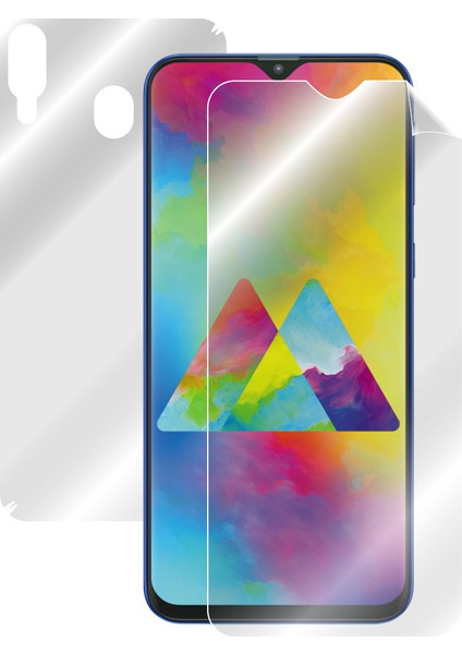 Samsung Galaxy M20 Görünmez Tam Kaplama (Ekran ve Arka Koruma)