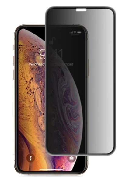 iPhone XS Max 3D Full Privacy Gizlilik Cam Ekran Koruyucu