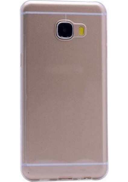 Jopus Samsung Galaxy C7 Pro Silikon Kılıf Şeffaf