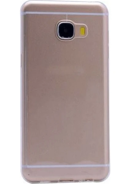 Jopus Samsung Galaxy C7 Pro Silikon Kılıf Şeffaf