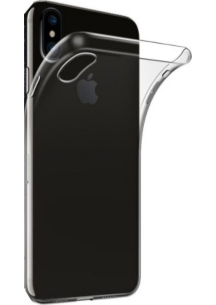 Jopus Apple iPhone XS Silikon Kılıf Şeffaf + Cam Ekran Koruyucu