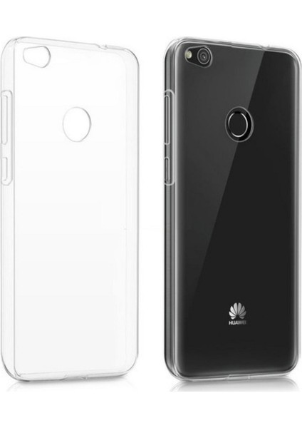 Jopus Huawei P9 Lite Silikon Kılıf Şeffaf + Cam Ekran Koruyucu