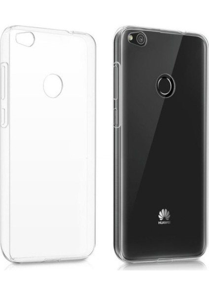 Jopus Huawei P9 Lite 2017 Silikon Kılıf Şeffaf + Cam Ekran Koruyucu