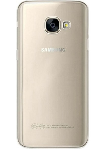 Jopus Samsung Galaxy A5 2017 Silikon Kılıf Şeffaf + Cam Ekran Koruyucu