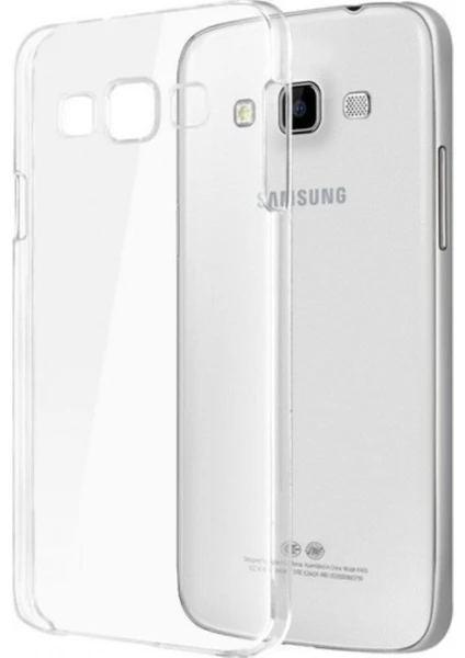 Jopus Samsung Galaxy Grand Prime Silikon Kılıf Şeffaf + Cam Ekran Koruyucu