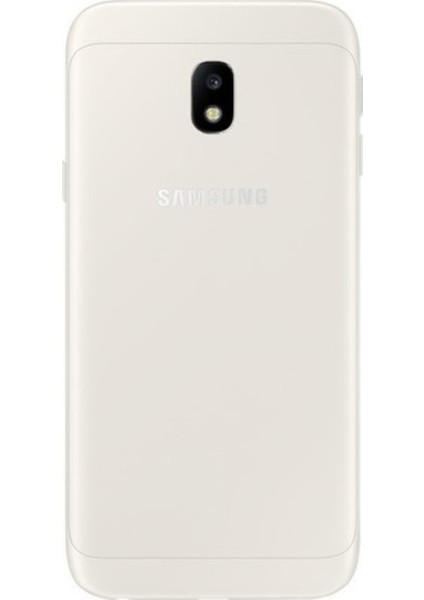 Jopus Samsung Galaxy J3 Pro Silikon Kılıf Şeffaf + Cam Ekran Koruyucu