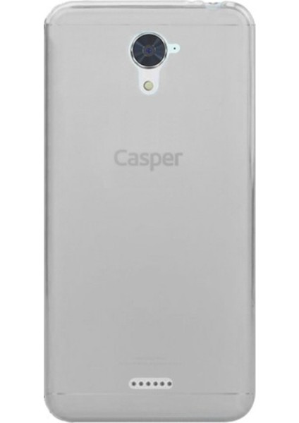 Jopus Casper Via E2 Silikon Kılıf Şeffaf + Nano Cam Ekran Koruyucu