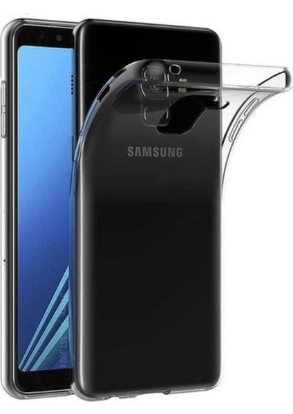 Jopus Samsung Galaxy J6 Silikon Kılıf Şeffaf + Nano Cam Ekran Koruyucu
