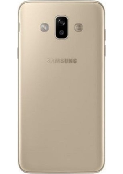 Jopus Samsung Galaxy J7 Duo Silikon Kılıf Şeffaf + Nano Cam Ekran Koruyucu