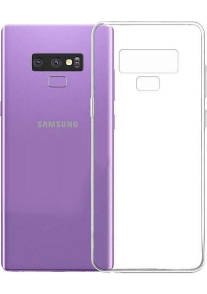 Jopus Samsung Galaxy Note 9 Silikon Kılıf Şeffaf + Nano Cam Ekran Koruyucu