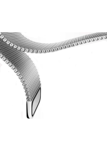 Apple Watch Premium 42 mm Metal Milano Kordon 2-3-4-5-6-SE Uyumlu - Gümüş fırsatları