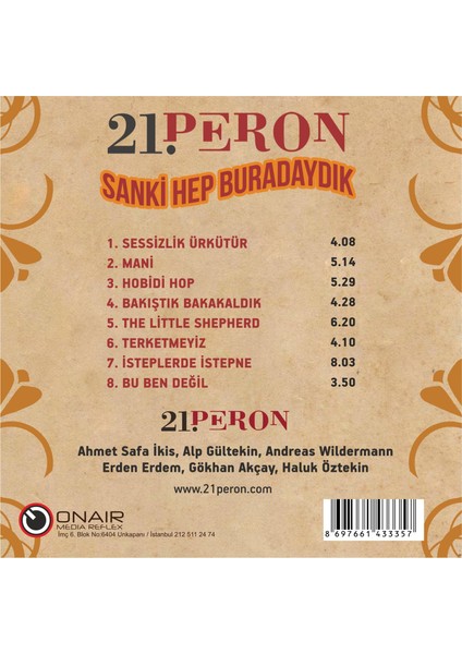 Sanki Hep Buradaydık - 21. Peron - Plak