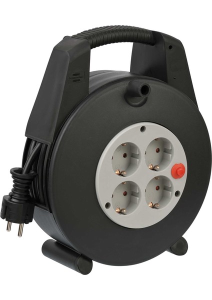 Vario-Line 15M. Makaralı 4 Soketli Şartelli Uzatma Priz fırsatları