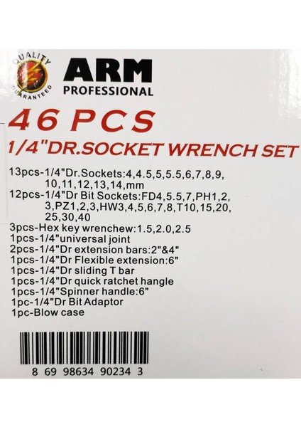 Makroyapı Arm 46 Parça Mini Lokma Takımı 1/4 Lokma Seti fırsatları