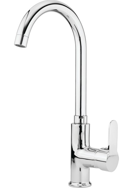 ® COSMOS Kuğu Eviye Bataryası Mutfak Batarya Evye Armatür Musluk Mix Krom ATC1176