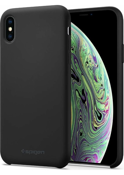 Apple iPhone XS / iPhone X Kılıf Silicone Fit (Silikon) Black - 063CS25651