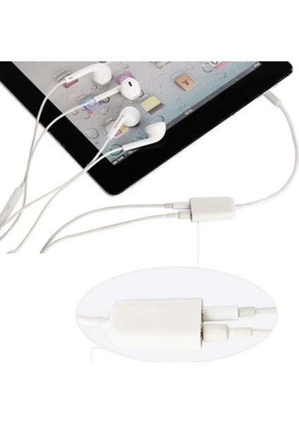 3.5 mm Stereo 4 Pin Kulaklık Çoklayıcı Kablo Aux Çoklayıcı 15 cm modelleri