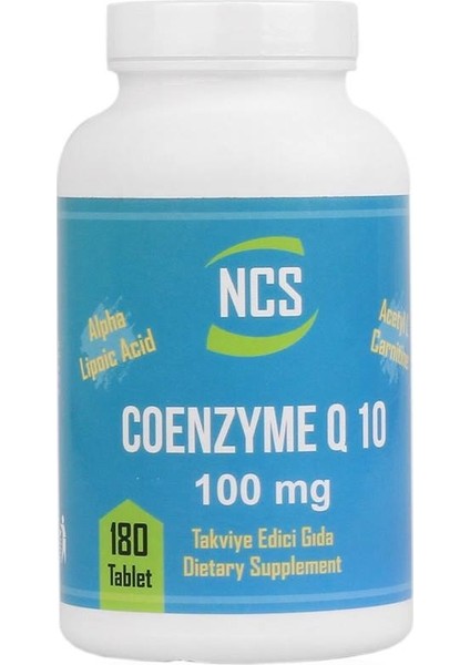 Coenzyme Q10 Alpha Lipoic Acid Lcarnitine 180 Tablet
